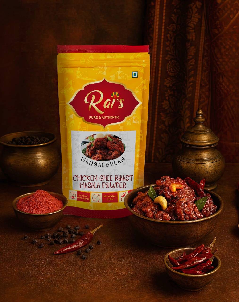 Chicken Ghee Roast Masala | Rai's Spices